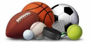 Serie di attrezzi sportivi